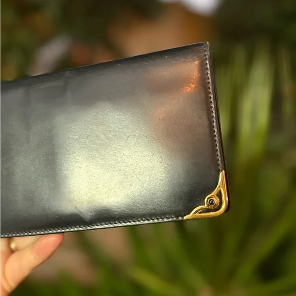 Cartier Black Leather Gold Accent - Picture 6 of 12